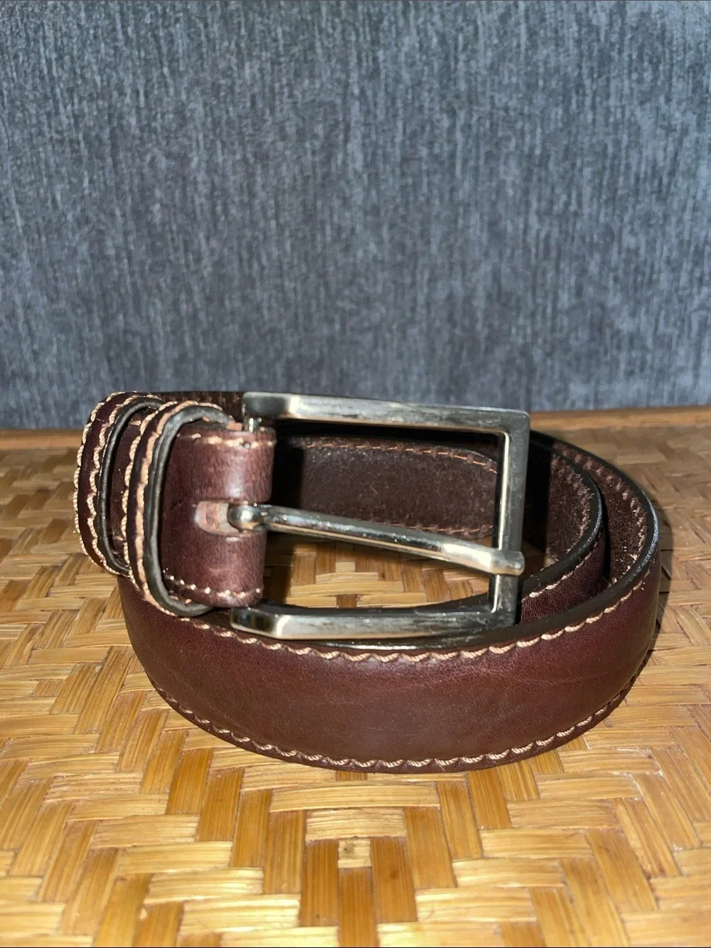 Marco Celli Made In Italy Men’s Brown Leather Belt Size 105/120